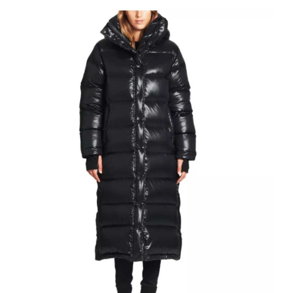 S13 Harper Maxi Hooded Down Puffer Coat